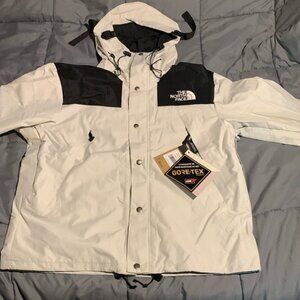 The North Face Gore-Tex 1990 Mountain Jacket / Raincoat White / Black Men Large